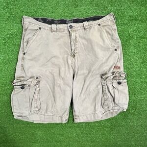 Vintage Y2K  Affliction ‎ Cargo Shorts SZ 40 Khaki Cargo Pants EUC Grunge